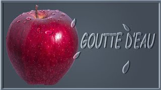 Effet goutte d eau photoshop tuto [upl. by Dash334]