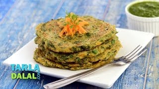 Vegetable Oats Pancake  Fibrerich Breakfast by Tarla Dalal [upl. by Anhcar580]