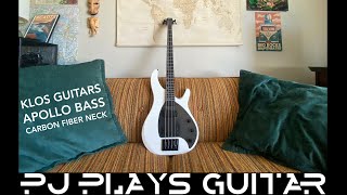 Klos Guitars Apollo Bass Guitar Demo and Review [upl. by Nivlem763]