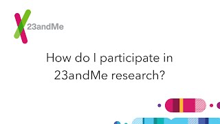 23andMe FAQ How can I participate in 23andMe research [upl. by Norton913]