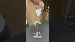 °Alkoholfreier Weißwein Mojito 🍸 😛 cocktail alkoholfrei drink cocktailrecipes [upl. by Becker]