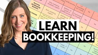 10 ways to LEARN bookkeeping classes and certifications free chart [upl. by Dekeles429]