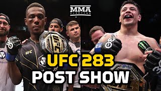 UFC 283 PostFight Show Reaction To Jamahal Hill Brandon Moreno Title Wins Teixeiras Retirement [upl. by Dorolisa]