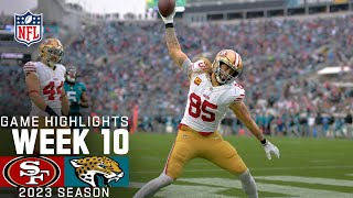 San Francisco 49ers vs Jacksonville Jaguars Game Highlights  NFL 2023 Week 10 [upl. by Arramahs]