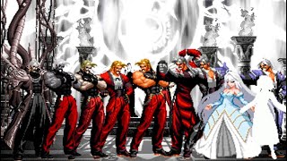 KOF MUGEN BATTLE  TEAM RUGAL BERNSTEIN VS TEAM RUGAL B [upl. by Malachy]