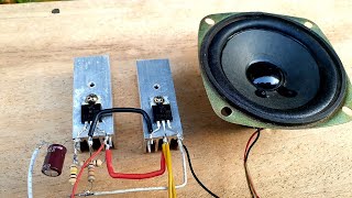 comment fabriquer un amplificateur audio simple [upl. by Justino]