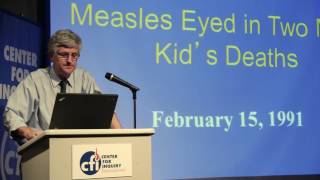 Paul Offit The Philadelphia Measles Epidemic of 1991 Lessons from the Past [upl. by Nonna]