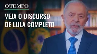 Lula faz discurso de 1 ano e meio de governo e diz que não abrirá mão da responsabilidade fiscal [upl. by Helprin]