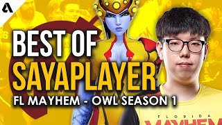 Best Plays of Florida Mayhem Sayaplayer  Overwatch League Season 1 [upl. by Cyprian]