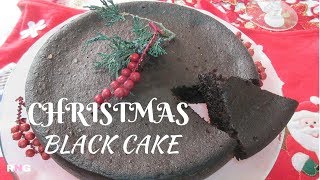 Christmas Black Cake step by step Recipe Video I Real Nice Guyana [upl. by Studner]