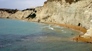 Scala dei Turchi Escada dos Turcos amp San Leone Sicília Itália [upl. by Elledoj]