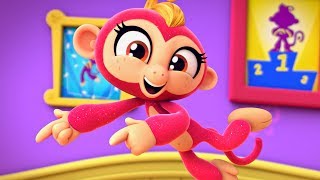 Fingerlings Tales  Bella The Monkey Jumps Really High  Kids Cartoons [upl. by Meedan287]