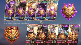 TOP GLOBAL HANABI VS ENEMY TOP GLOBAL HERO AND HIGH RANK🔥 Who Will Win [upl. by Aniles892]