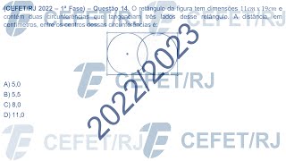 CEFET  RJ  202223 – 1ª Fase – Questão 14 – Matemática [upl. by Hakeber]