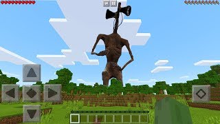 I Found SIREN HEAD in Minecraft Pocket Edition [upl. by Lionel371]