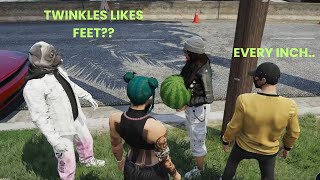 Twinkles likes Maddie feet every inch of her NOPIXEL 40 GTA RP [upl. by Genevra]