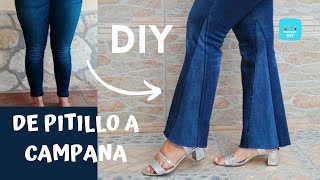 DIY Cómo HACER PANTALÓN de CAMPANA  Moment DIYdiypantalonespantalonesacampanadostendencias2021 [upl. by Noble595]