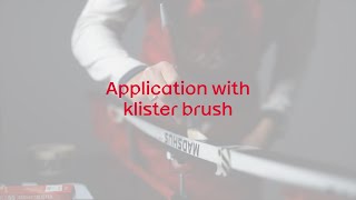 No messy klister application on skis using brush  Swix School [upl. by Wendie]