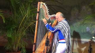 TITO ACUÑA arpista paraguayo quotEl Pájaro Campanaquot en el 3er Gran Festival de Arpa Llanera [upl. by Tennek276]