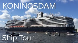 MS KONINGSDAM  Holland America Line Ship Tour [upl. by Melita238]