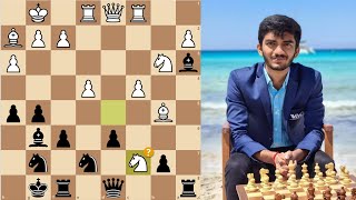 Complicated and Beautiful game by Gukesh against Wei Yi  TATA Steel Chess Master 2024 [upl. by Kuster]