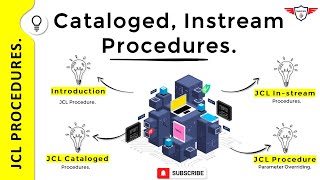 JCL Tutorial  JCL Procedures JCL Cataloged Procedures JCL Instream Proc Override in JCL JCL PROC [upl. by Eusoj]