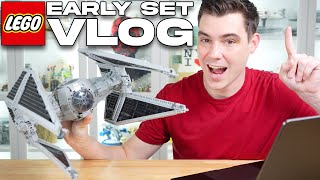 Getting the LEGO Star Wars 2024 UCS TIE Interceptor EARLY MandR Vlog [upl. by Laing]