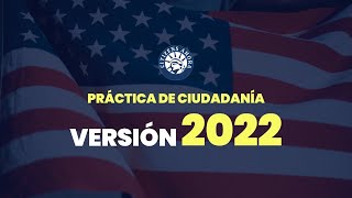 Práctica de ciudadanía americana  Versión 2022 [upl. by Dnomse]