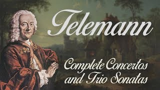 Telemann Complete Concertos and Trio Sonatas with viola da gamba [upl. by Korney]