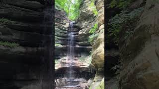 Waterfall at Starved Rock State Park [upl. by Ahcrop]