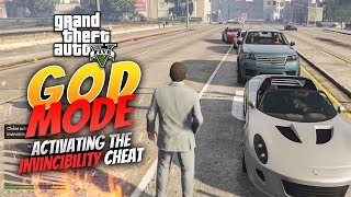 How to Activate Invincibility in GTA 5 Ultimate God Mode Cheat Tutorial  GTA BOOM [upl. by Sontich]