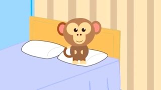 Cinque scimmiette saltano sul letto  Five little monkeys [upl. by Emmey]