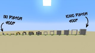 Every Piston door frim 1x1 to 10x10 [upl. by Mohn679]