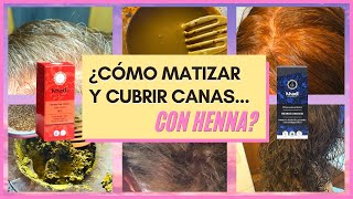 👩🏼‍🦳👩🏻‍🦰👩🏽¿CÓMO CUBRIR CANAS CON HENNA 🧡¿Debes hacer 1 FASE o 2 Igualar el color PASO a PASO❗️ [upl. by Llewxam]