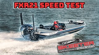 How FAST Can My Boat Go Skeeter FXR21 Speed Test [upl. by Bust]