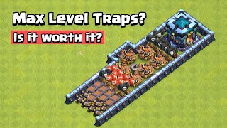 Level 1 Troops VS Max Level Traps  Clash of Clans [upl. by Pembroke]