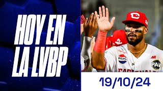 Hoy en la LVBP  19 de octubre 2024 [upl. by Nnaael]