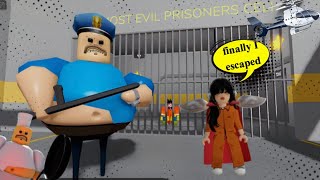 Berrys Prison Run Roblox  Easy Mode Gamer dell [upl. by Dnalyar]