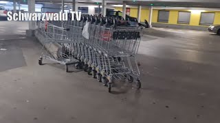 🚨🛒 Beweisvideo Einkaufswägen versperren Durchfahrt im KauflandParkhaus Rheinfelden 15072024 [upl. by Reffotsirhc]