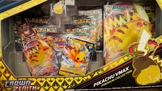 Opening Pikachu Vmax Premium Collection  czy dobrze dropi kartypokemon pokemon pokemontcg [upl. by Name953]