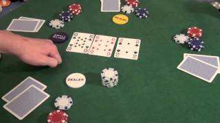 Poker Schule  Texas Holdem Spielablauf [upl. by Nailij281]