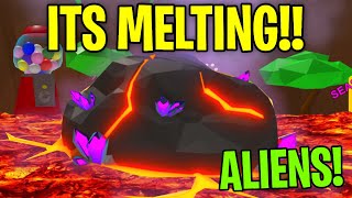 🌠THE METEOR IS MELTING IN BGS RIGHT NOW🌠 NEW ALIEN SECRET PET  BUBBLE GUM SIMULATOR [upl. by Atsirc137]