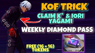 TRICK TO GET KOF SKINS K Dash amp Iori Yagami  KOF EVENT 2024  MLBB [upl. by Eilata907]