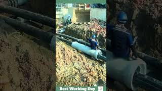 Best working day 1639 Pipeline installation process [upl. by Rooney]