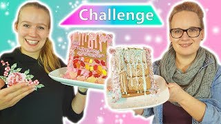 DIY Inspiration LEBKUCHEN HAUS Challenge  Eva vs Kathi  Wer dekoriert die schönste Seite [upl. by Franzen85]