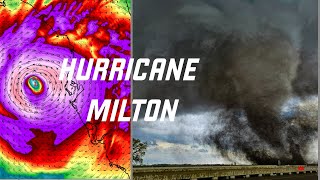 HURRICANE MILTON COVERAGE  TORNADO OUTBREAK POTERNTIAL amp LANDFALL As it happened [upl. by Esahc]