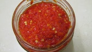 Basic home grown Chilli paste [upl. by Adnawed]