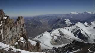 Climb of Aconcagua 360°  16 days in 5 minutes [upl. by Eitak654]