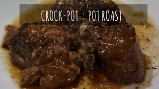 Slow Cooker Crock Pot POT ROAST  Margot Brown [upl. by My]