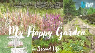 My Happy Garden in Second Life [upl. by Latreece675]